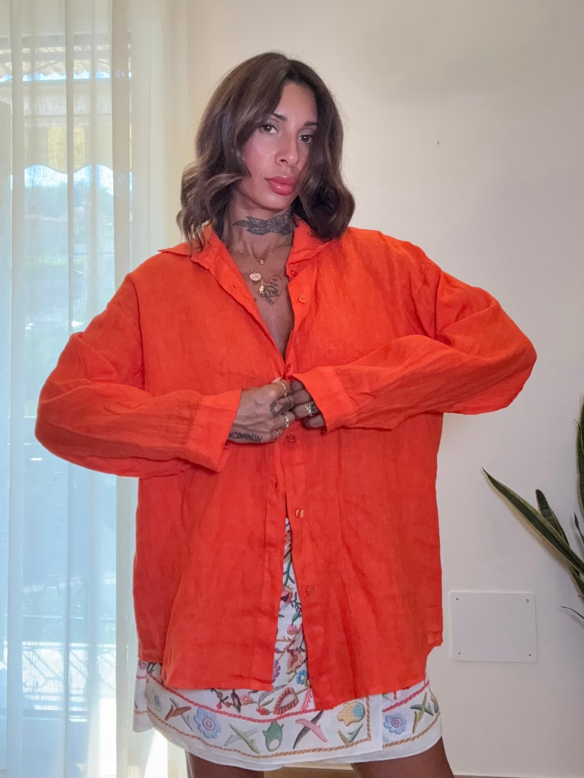 camicia lino