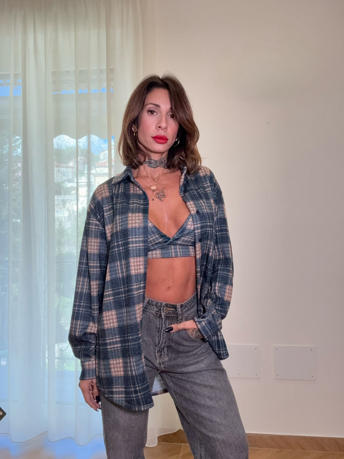 camicia&top check