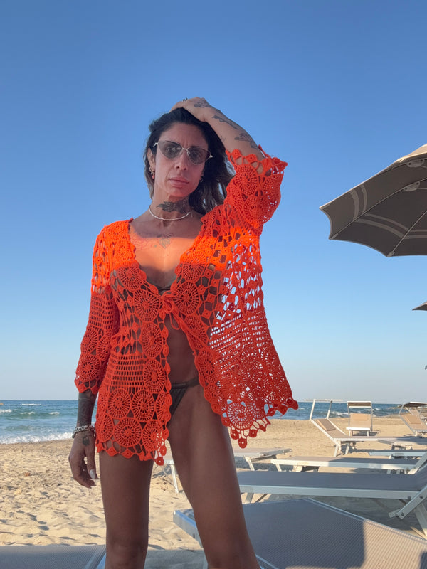 blusa crochet paloma