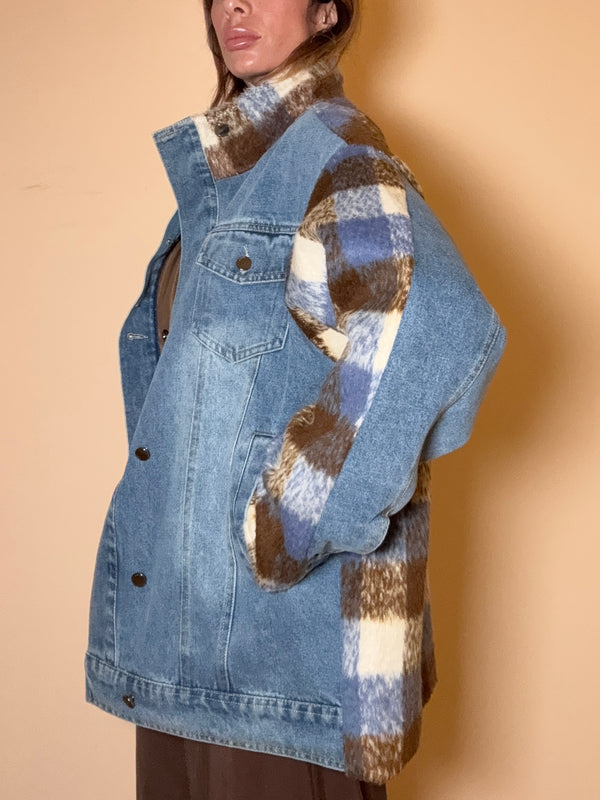 giubbotto denim&wool
