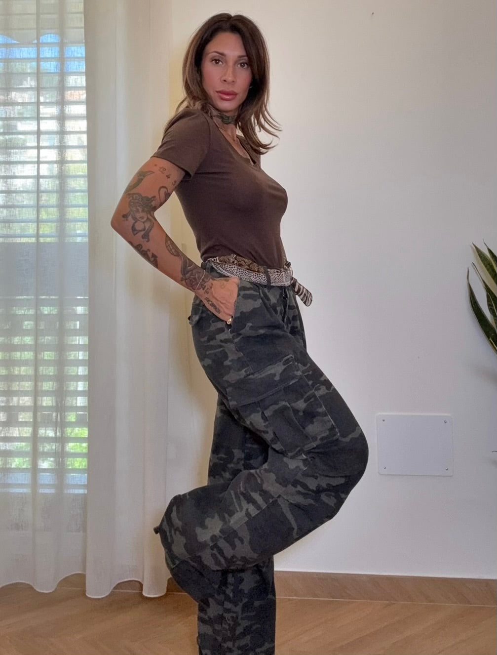 jeans cargo military