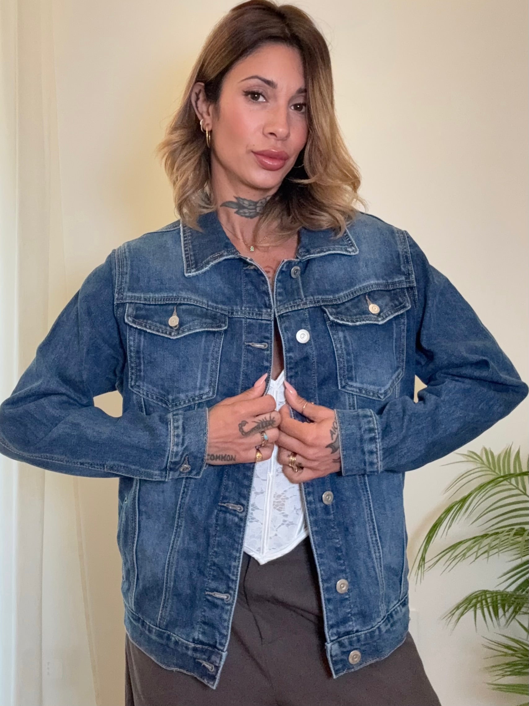 giubbotto denim universale