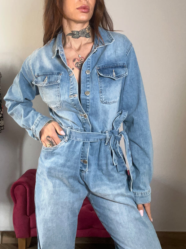 jumpsuit denim adoro