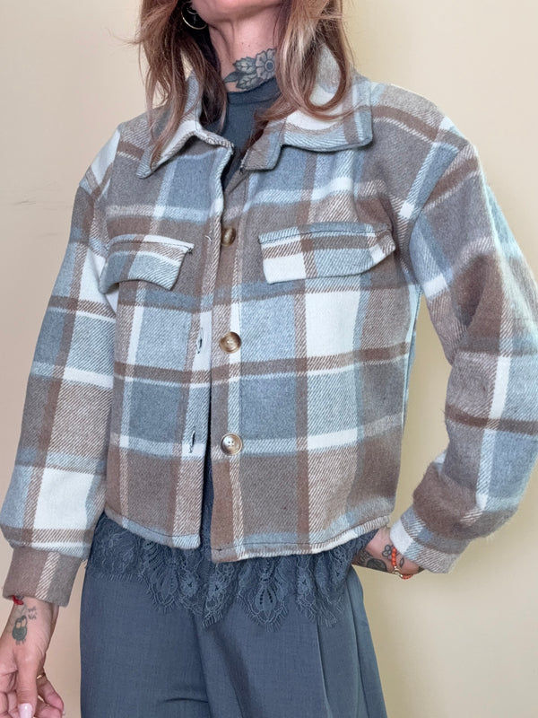 giubbottino/camicia check