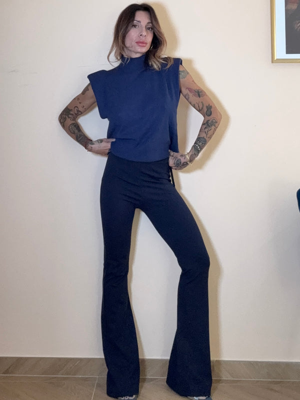 pantalone zampa catia